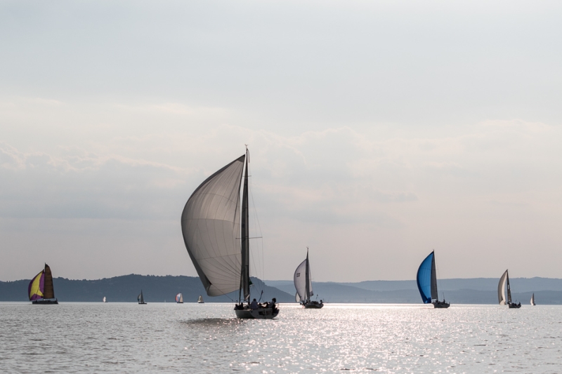 Парусная регата «Синяя Лента» на озере Балатон. Ежегодное международное соревнование парусных яхт. Водный спорт. Отдых и развлечения в Венгрии