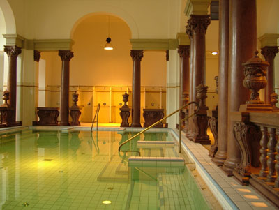 Budapest resort.  Szechenyi Thermal Bath