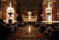 Budapest. Budapest. Organ concert in St. Stephen's Basilica