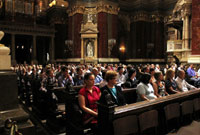 Budapest. Budapest. Organ concert in St. Stephen's Basilica