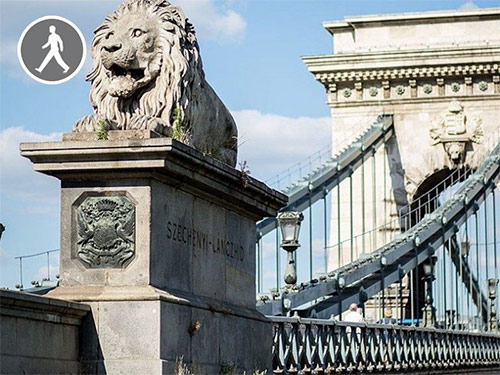 Цепной мост в Будапеште. Самые главные достопримечательности Будапешта. Групповая пешеходная экскурсия на русском языке.