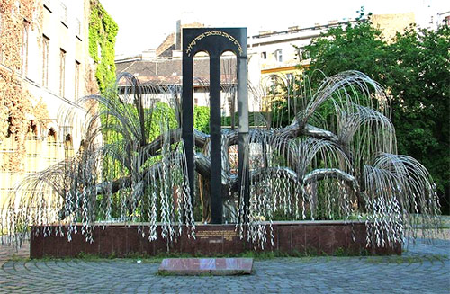 the victims of the holocaust at the Martyrs Cemetery and the Raoul Wallenberg Memorial Garden with the touching monument of the Tree of Life.