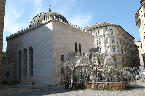 the victims of the holocaust at the Martyrs Cemetery and the Raoul Wallenberg Memorial Garden with the touching monument of the Tree of Life.