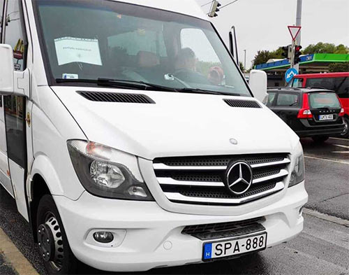 Аренда туристического автобуса Будапеште. Mercedes Benz Sprinter