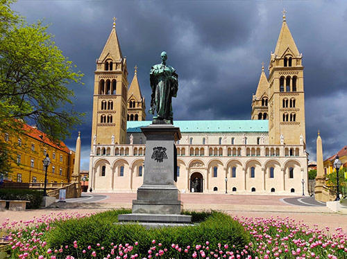 Pecs Cathedral or officially the Sts. Peter and Paul's Cathedral Basilica is the signature landmark of the Hungarian city.  Book the best pick-up and drop-off service from or to Budapest International Airport across the Hungary. You can book a first-class limousine service at affordable prices. Private Airport Transfers At Low Prices. 