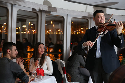Traditional Hungarian Goulash Soup. Spectacular Danube cruise. enjoy the ultimate Budapest experience of a cruise while tasting the world-famous Hungarian Goulash. Experience the Best of Budapest on This Sightseeing Cruise With Live Entertainment & Food. Enjoy a Splendid Cruise on the Beautiful Danube River