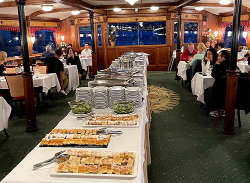 Traditional Hungarian Goulash Soup. Spectacular Danube cruise. enjoy the ultimate Budapest experience of a cruise while tasting the world-famous Hungarian Goulash. Discover Budapest from a unique perspective with a special river cruise