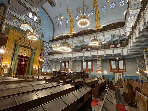 Kazinczy Street Synagogue. Our Budapest Jewish tour shows you not only the religious traditions but also other cultural art-, and scientific contributions