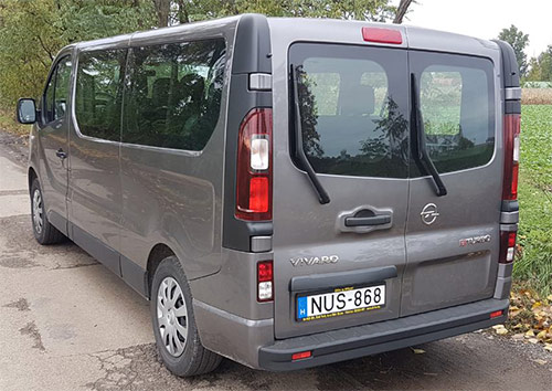 Opel Vivaro микроавтобус Отдых в Венгрии, экскурсии на русском, Дешевый трансфер, трансфер из аэропорта, из Будапешта в Шиофок, из аэропорта на Балатон, выгодная цена, заказать трансфер, фиксированная цена